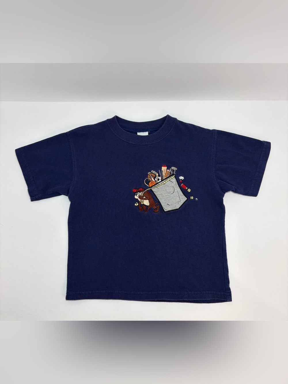 Vintage 1997 Warner Bros Studio Store Kids Taz Tasmanian Devil T-Shirt XXS